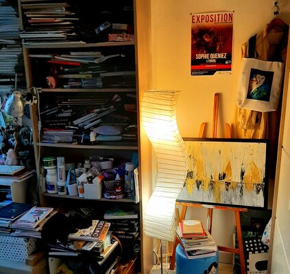 Sophie Queuniez in the Studio: Mon univers artistique...
