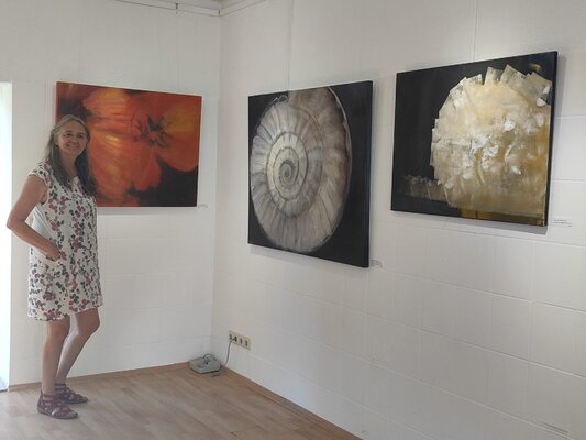 Andrea Finck in the Studio: Einzelausstellung, Galerie 78, Bremerhaven