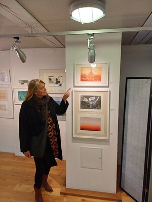 Andrea Finck in the Studio: 250 Druckgrafiken zu Ehren Caspar David Friedrichs, Greifswald