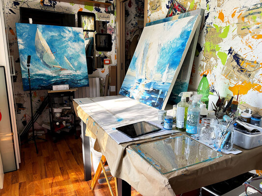Camillo Buccella in the Studio: Camillo Buccella Studio