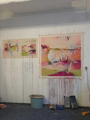 Susann Kasten-Jerke in the Studio: Process of Art