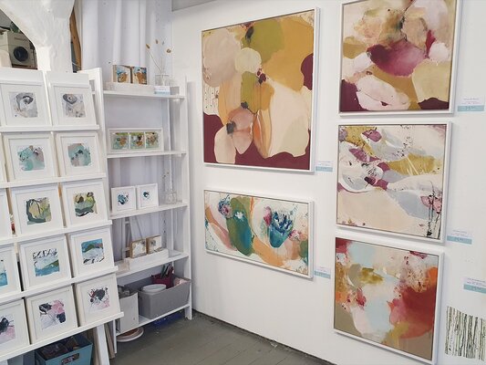 Susann Kasten-Jerke in the Studio
