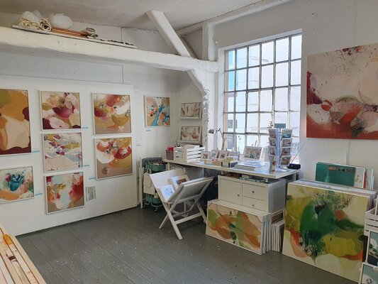 Susann Kasten-Jerke in the Studio