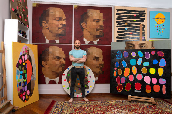 Oleksandr Balbyshev im Studio