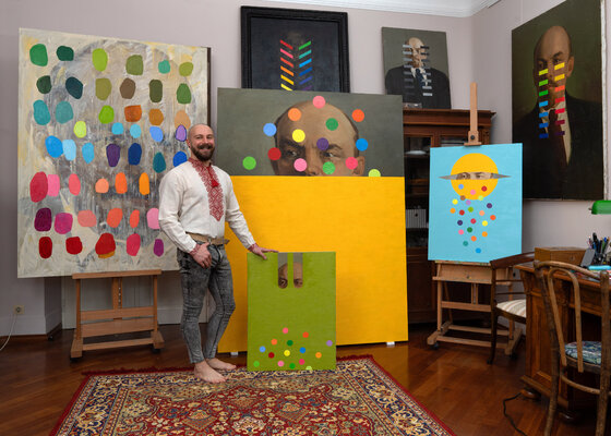 Oleksandr Balbyshev im Studio