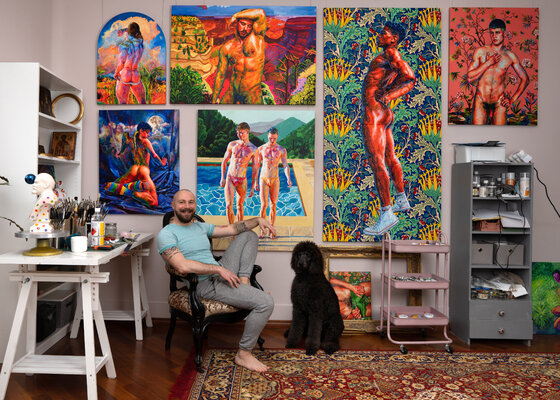 Oleksandr Balbyshev im Studio