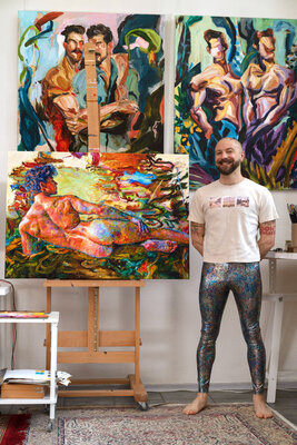 Oleksandr Balbyshev im Studio