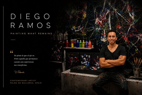 Diego Ramos in the Studio: No pinto lo que el ojo ve. Pinto aquello que permanece cuando una experiencia nos transforma.