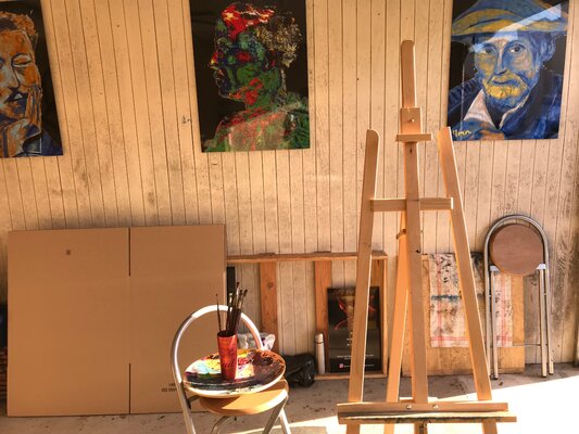 Franck Maunoury in the Studio: Atelier de l'artiste part 3