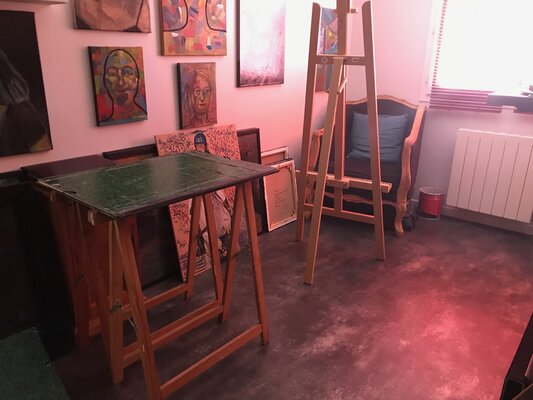 Franck Maunoury in the Studio: Atelier de l'artiste part 1