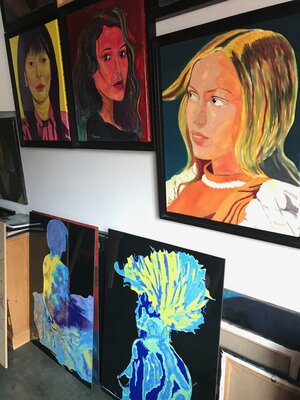 Franck Maunoury in the Studio: Atelier de l'artiste part 1
