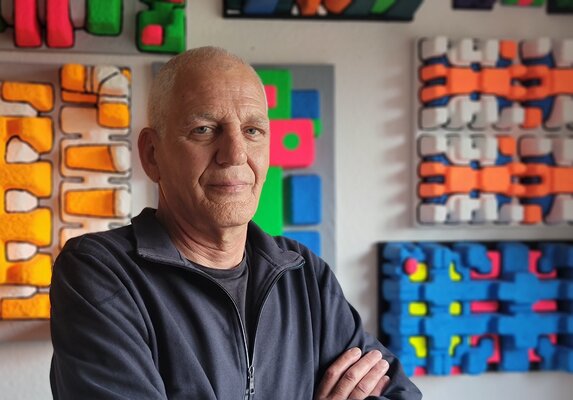 Günter Sindlinger in the Studio