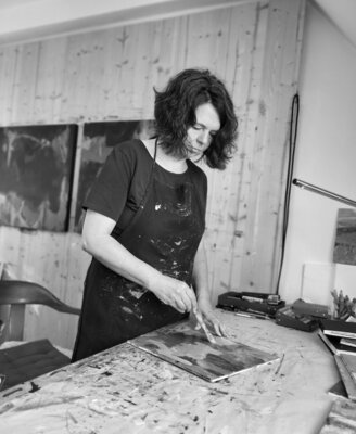 Barbara Zeiselmeier in the Studio