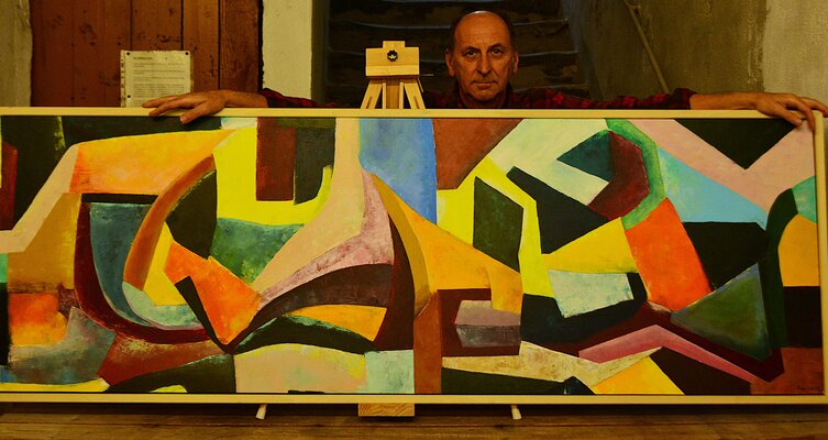 Roberto Broggi in the Studio