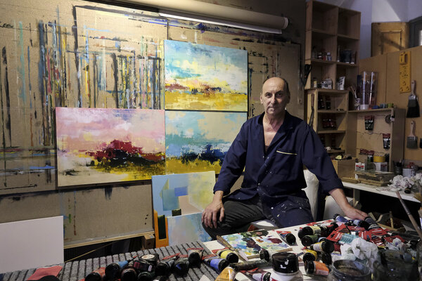 Roberto Broggi in the Studio