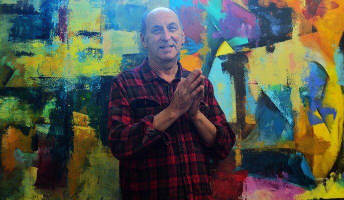 Roberto Broggi in the Studio