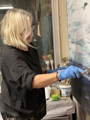 Susanne Blum in the Studio