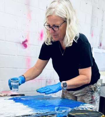 Susanne Blum in the Studio