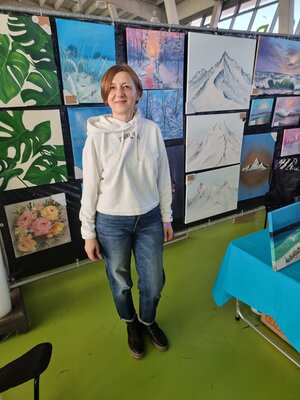 Alla Faber in the Studio
