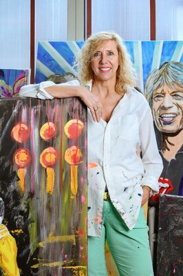 Susann Versteegen in the Studio