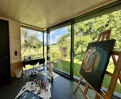 Michaela Hagel in the Studio