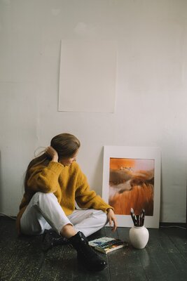 Natalia Averianova in the Studio