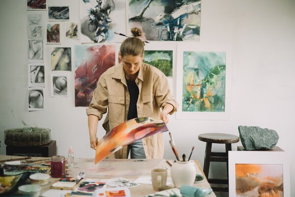 Natalia Averianova in the Studio