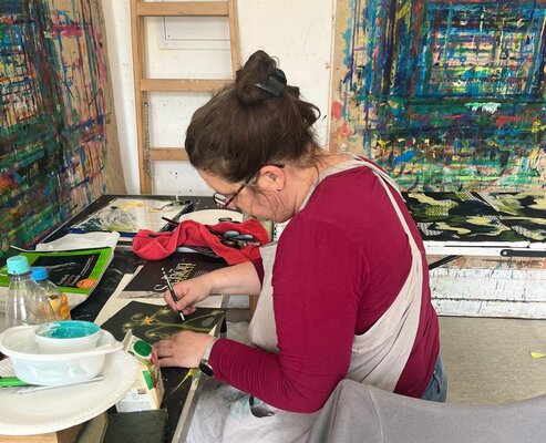 Hanne Paterno im Studio