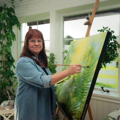 Annika Eliasson in the Studio