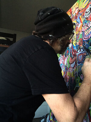 Gilles Pierre in the Studio