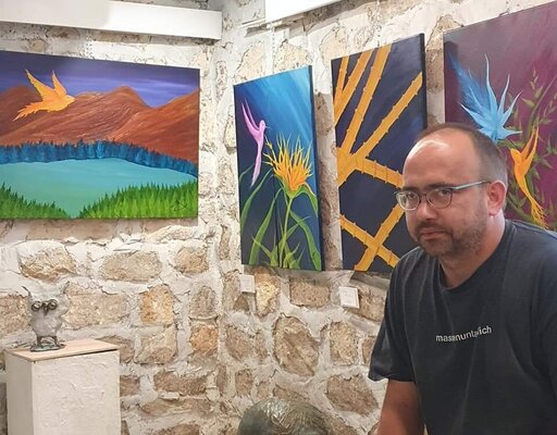 Christian Tschierske in the Studio