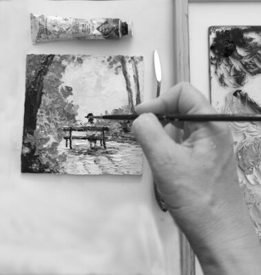 Maria Slynko in the Studio