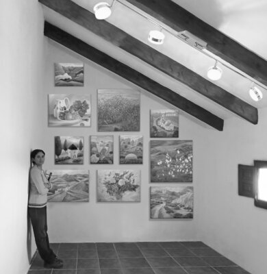 Angeles M. Pomata in the Studio: Setting up a showroom