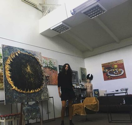 Valeriya Tarasenko in the Studio