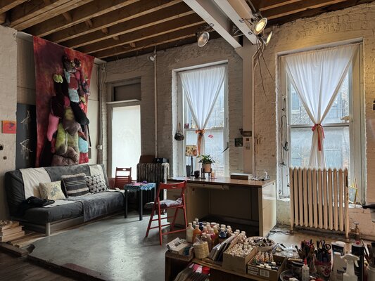 Valeriya Tarasenko in the Studio: Chicago Art Residancy