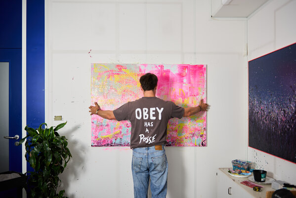 Jens Fölting im Studio: Obey the rules: the piece has to survive its first days within the studio in direct confrontation with the artist.