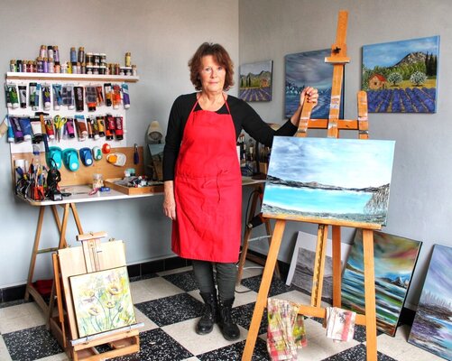 Véronique Durand in the Studio: artiste dans son atelier