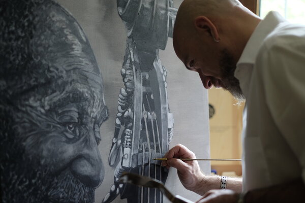 paolo braccini in the Studio