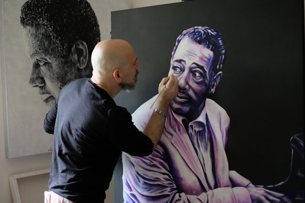 paolo braccini in the Studio