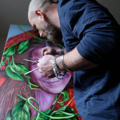 paolo braccini in the Studio