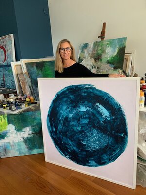 Josefin Hill in the Studio