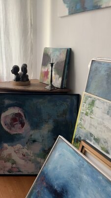 Josefin Hill in the Studio