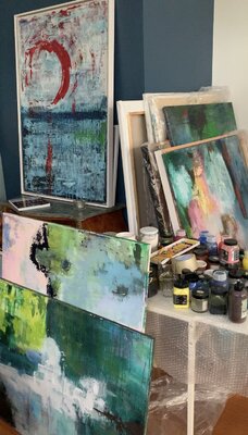 Josefin Hill in the Studio