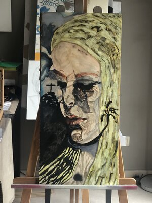 Francisco Serrano García in the Studio