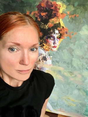 Marina Fedorova in the Studio