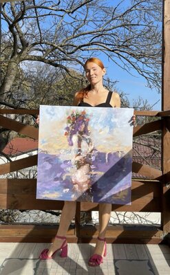 Marina Fedorova in the Studio