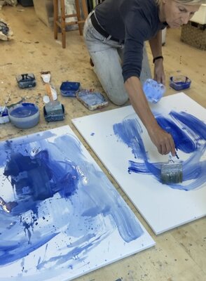 Helena Sellergren in the Studio