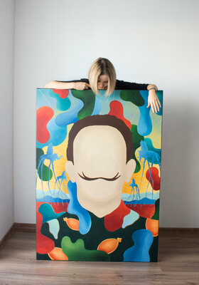 Monika Mrowiec in the Studio