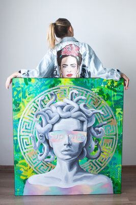 Monika Mrowiec in the Studio