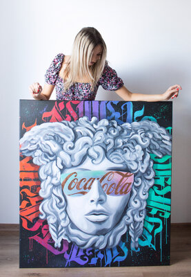 Monika Mrowiec in the Studio